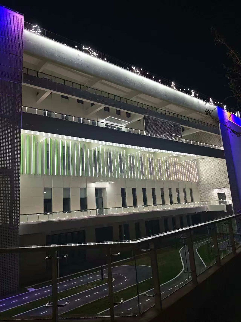 北京房山体育馆泛光照明3