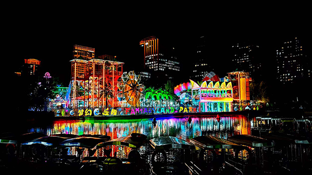 北京团结湖公园夜景亮化改造|文旅夜游|艺佳全彩照明